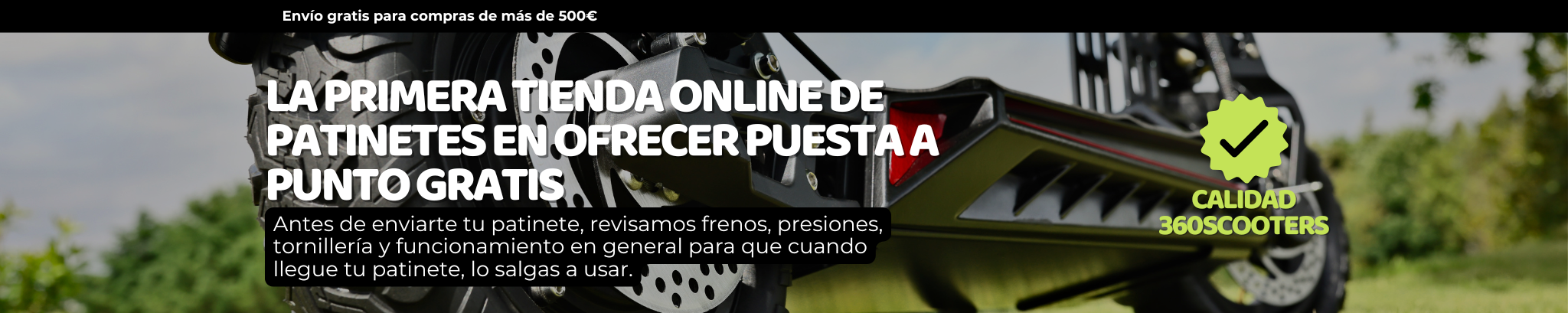 Tienda online patinetes eléctricos