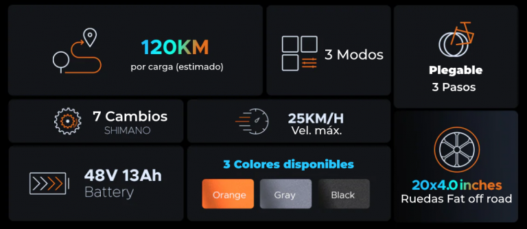Bicicleta eléctrica Engwe EP-2 Boost