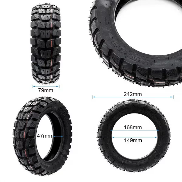 Neumático Tubeless 255x80-6 | 10x3 | 80/65 [TUOVT] - Imagen 5