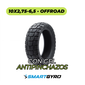 Neumático Tubeless Offroad 10x2,75-6,5 con GEL ANTIPINCHAZOS