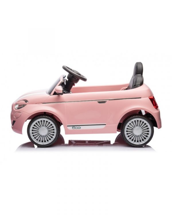Coche eléctrico infantil Fiat 500 12V con mando parental - Imagen 5