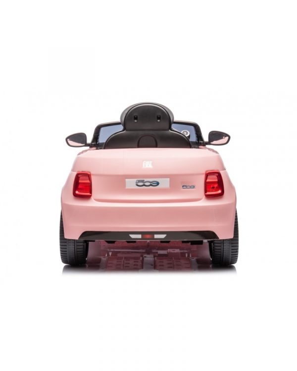 Coche eléctrico infantil Fiat 500 12V con mando parental - Imagen 3