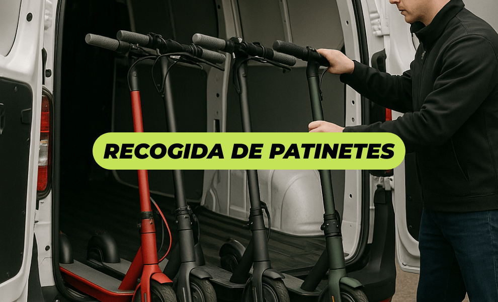 Recogida a domicilio de patinetes eléctricos