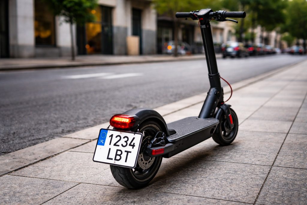 Matricular patinete eléctrico