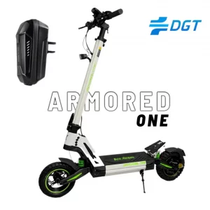Patinete Eléctrico Ecoxtrem Armored ONE DGT Blanco Fluor