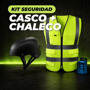 KIT SEGURIDAD: Casco + chaleco