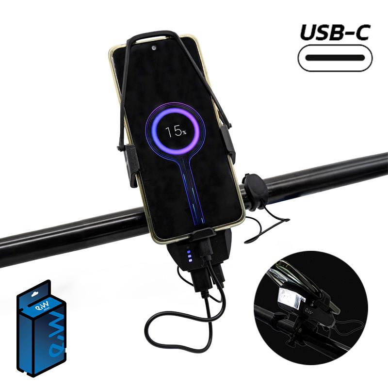 Soporte móvil EWS009 con powerbank, bocina y luz - Imagen 3