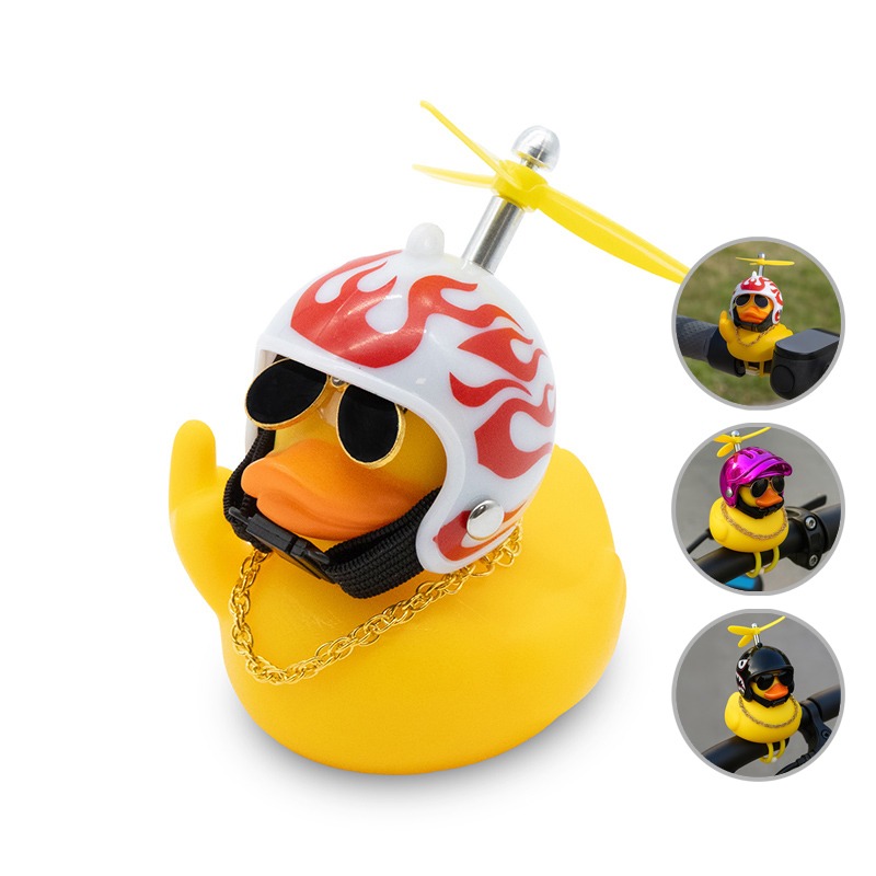 PTO-007 Pato casco hélice fuego con dedo - Imagen 3