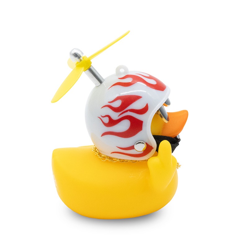 PTO-007 Pato casco hélice fuego con dedo - Imagen 4