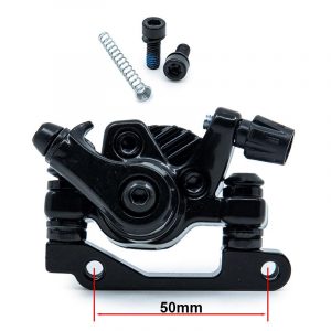 Pinza de freno CT002-M01 mecánica R 50mm negra delantera para kukirin G2 Pro/Max [Kugoo]