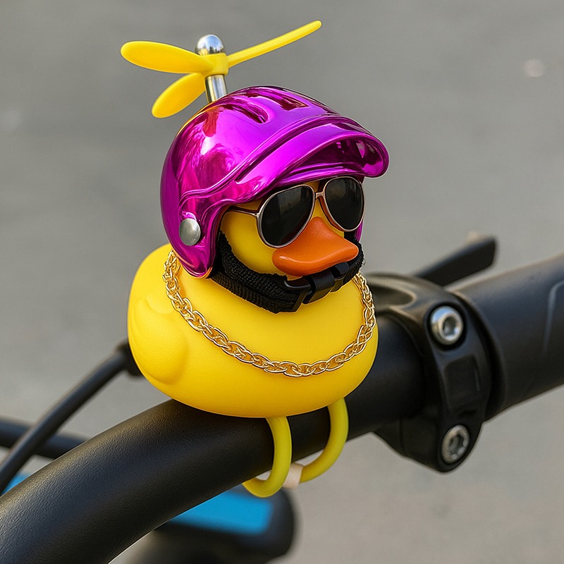 PTO-009 Pato casco hélice emoji