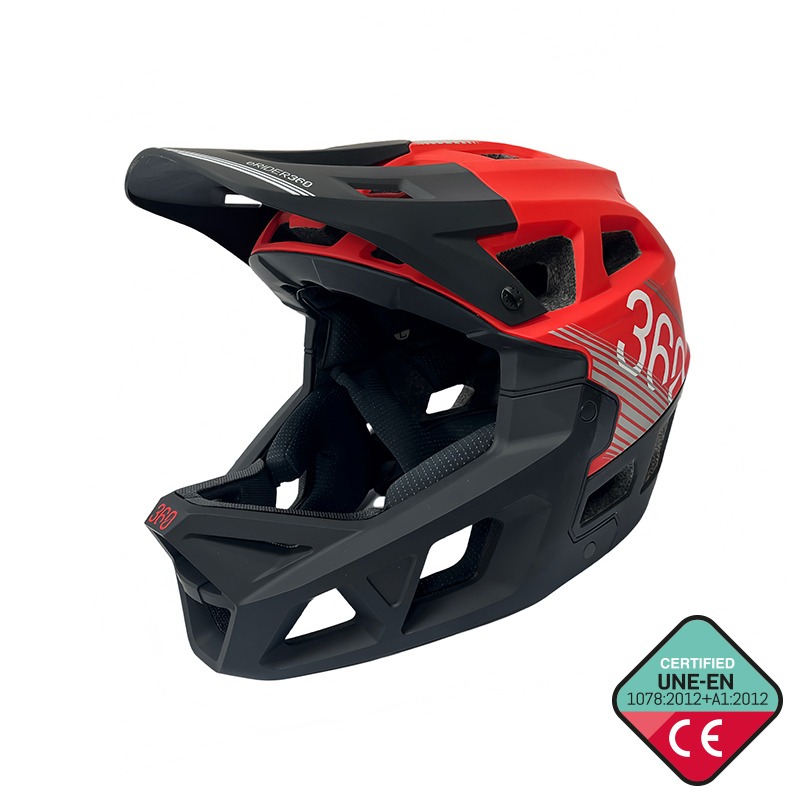 Casco INTEGRA Sport rojo - negro M - Imagen 3