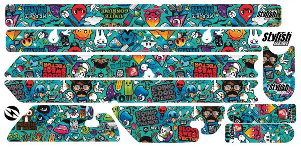 Kit vinilo para Xiaomi modelo Sticker Bomb 2 - Imagen 2