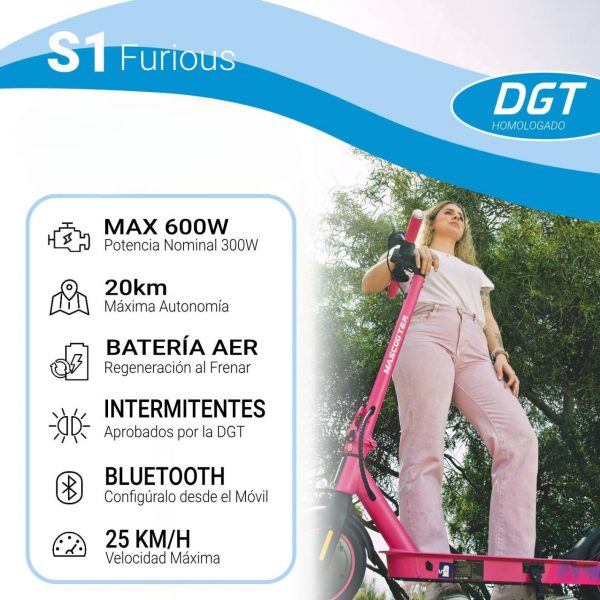 Trotinete Elétrica Mascooter S1 Furious - Image 2